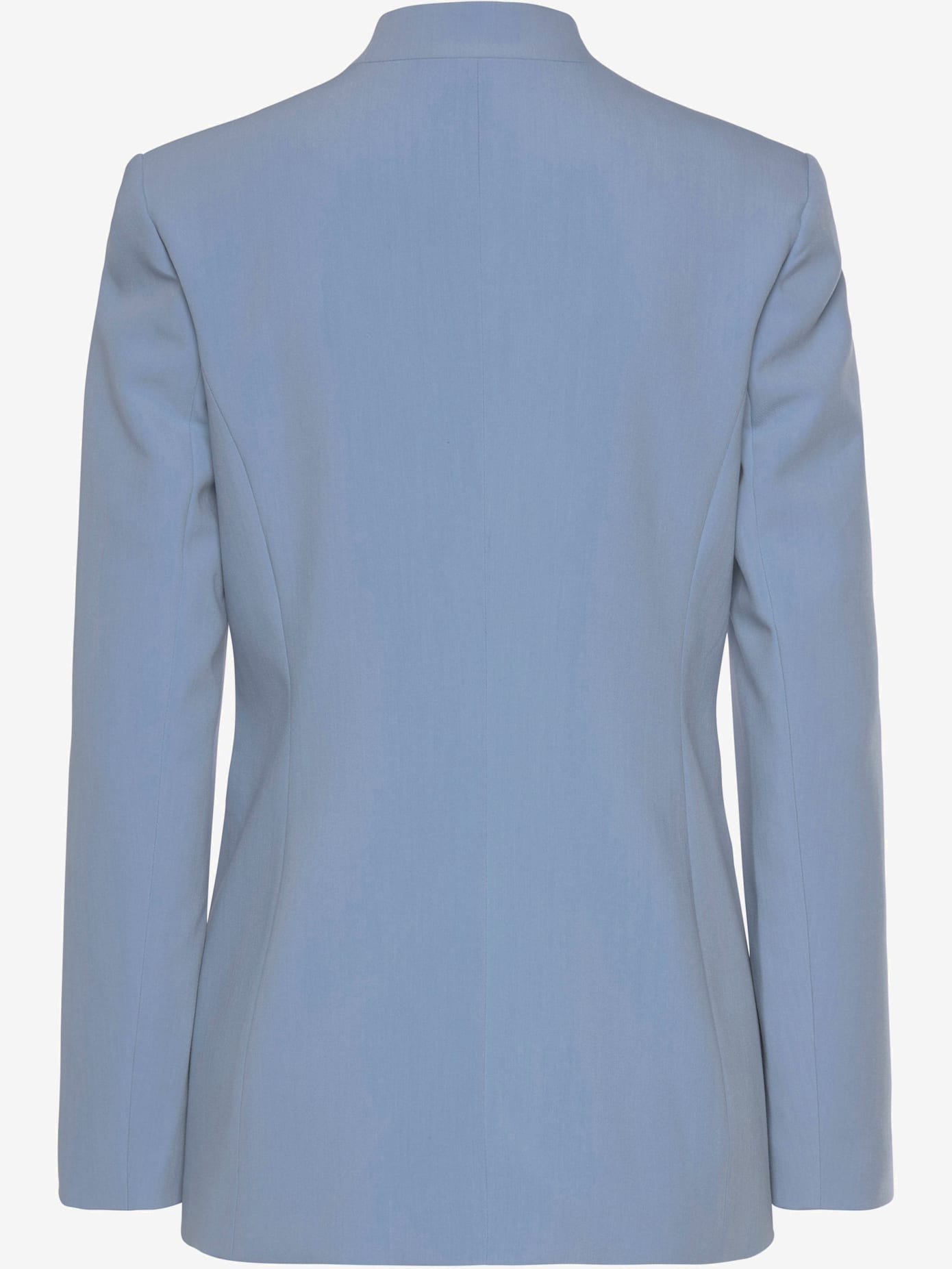 Blazer long tendance sans revers
