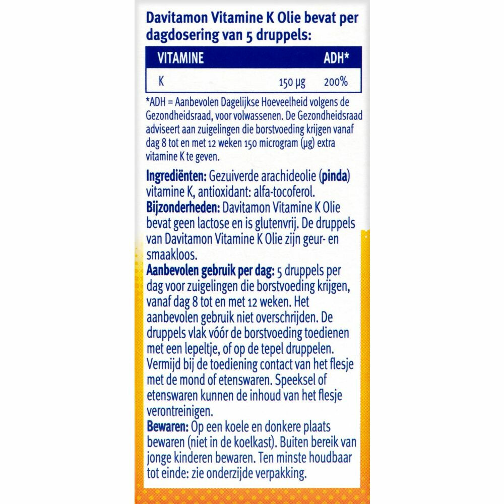Davitamon Vitamine K Olie10 ml