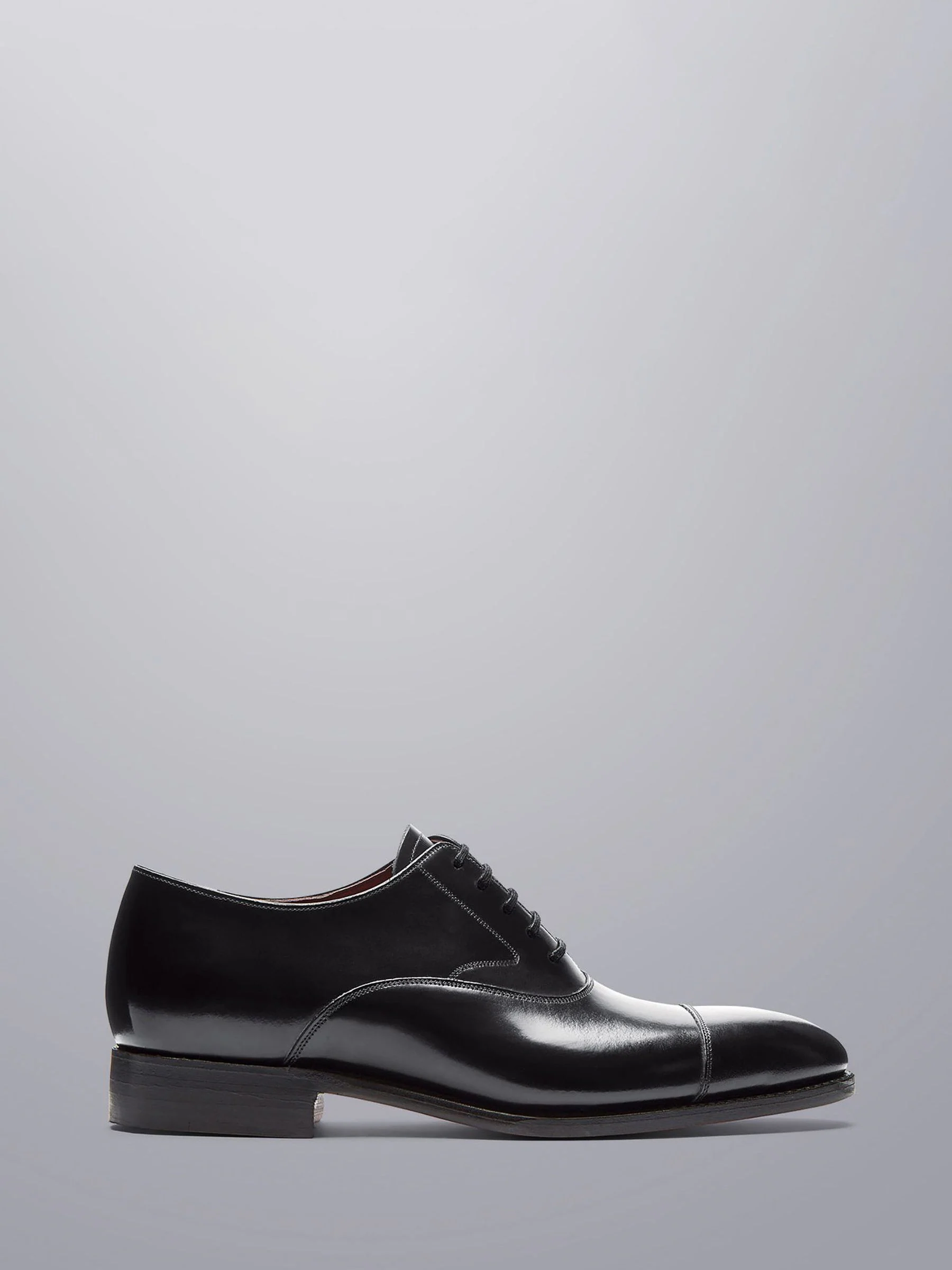Charles Tyrwhitt - Made In England hoogglanzende leren Oxford schoenen