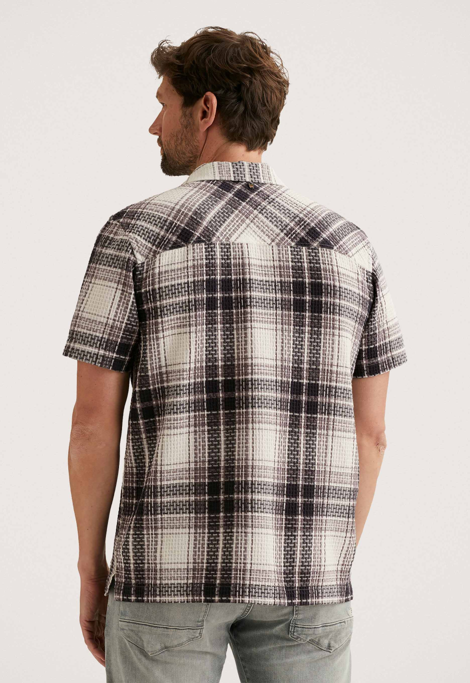 PME Legend PSIS2603262 Short Sleeve Shirt Waffle Bi