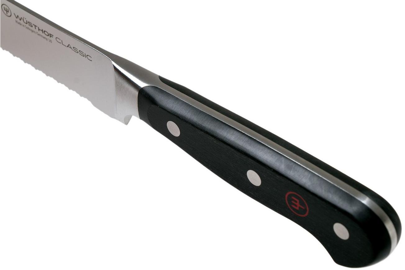 Wüsthof Classic broodmes met dubbele kartel 23 cm, 1040101123