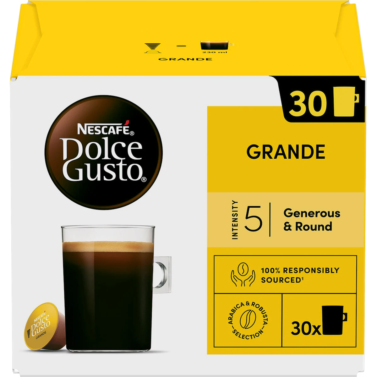 NESCAFÉ Dolce Gusto Grande kaffekapsler (30-pk)