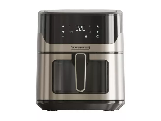 FRITEUSE MULTICUISEUR AIRFRYER 1800W 6,5L 6 PORTIONS PANNEAU DIGITAL 8P BLACK & DECKER - BXAF6500E