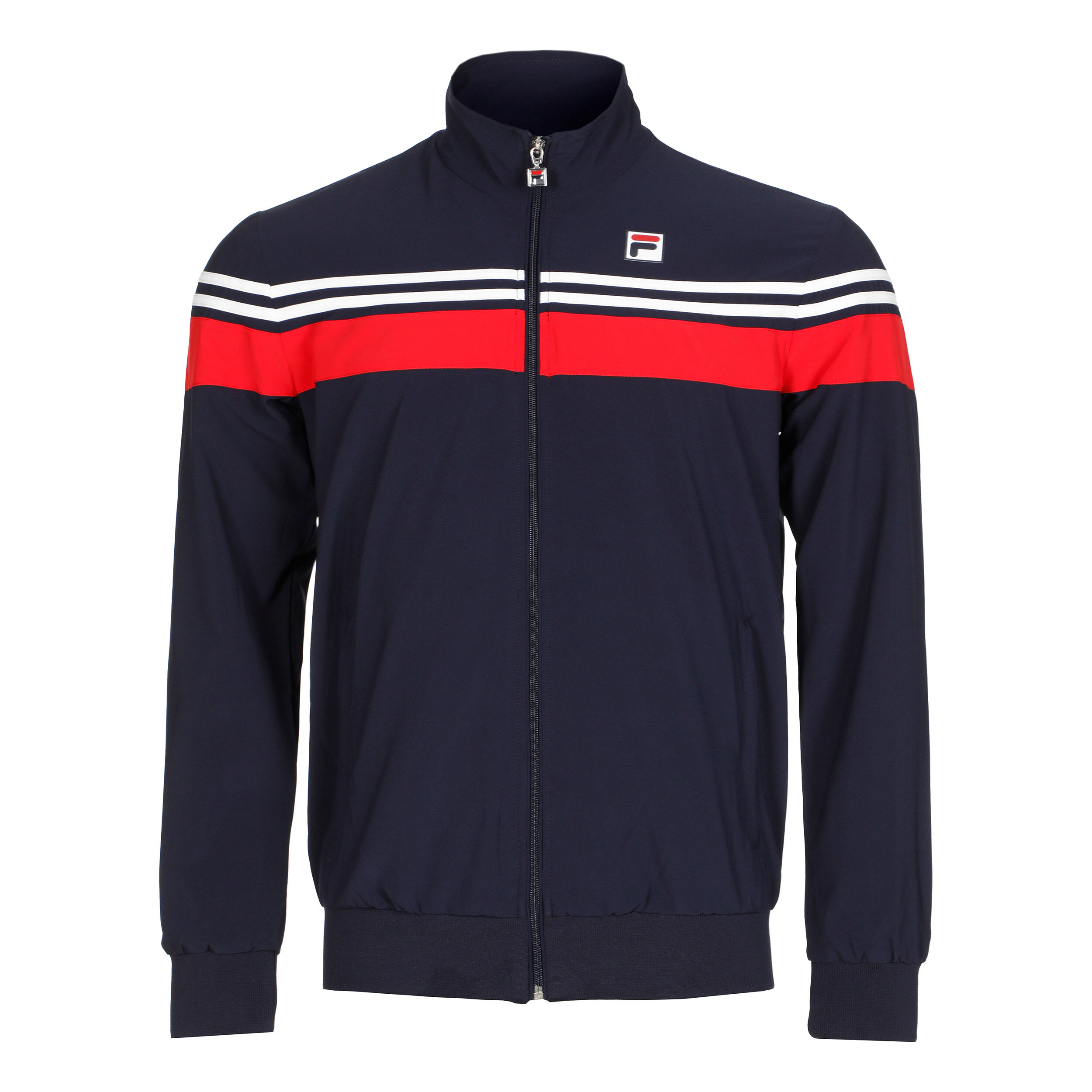 Fila Bruno Survêtement Hommes - Bleu Foncé , Rouge
