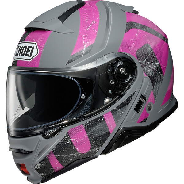 Shoei - Casque Neotec 2 Jaunt TC-7 / Gris / Rose