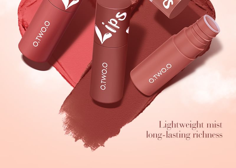 O.TWO.O - Velvet Matte Lip & Cheek Mud (1-5)