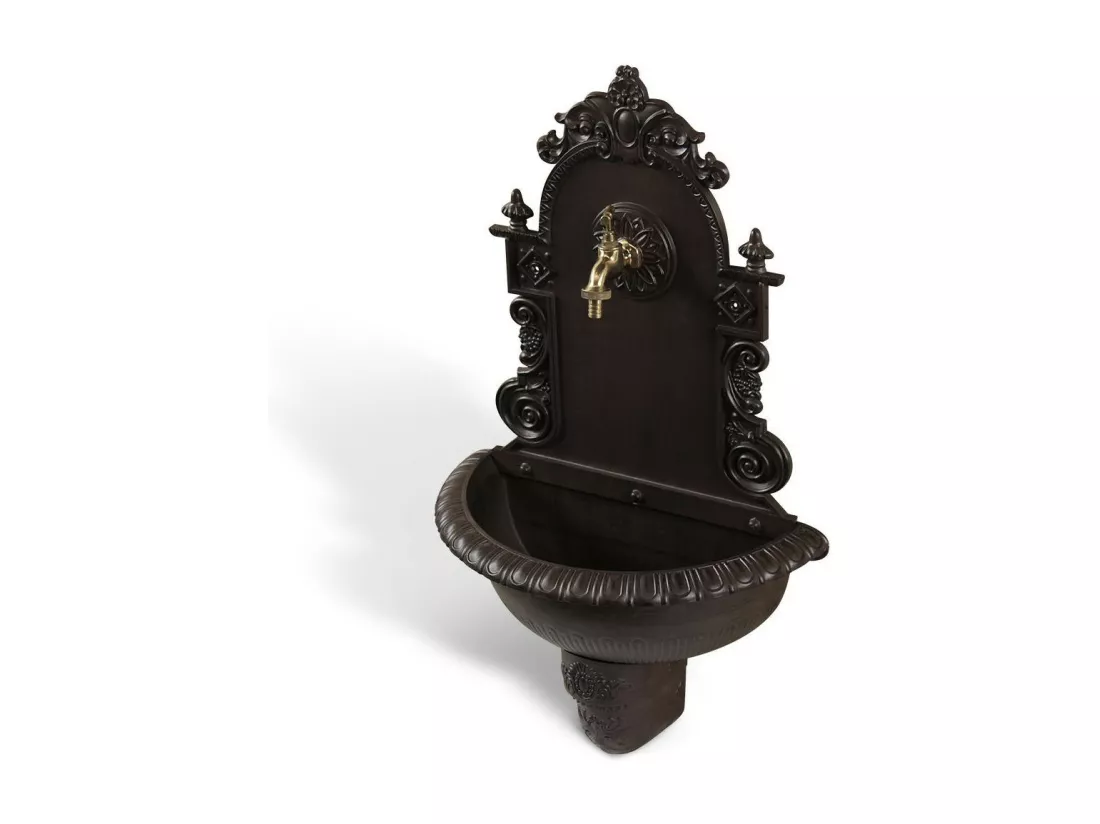 Fontaine de jardin Aluminium Marron - Décoration d'Autrefois