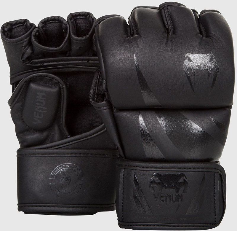 Venum - Challenger - MMA Handschoenen - Zwart - Kunstleer