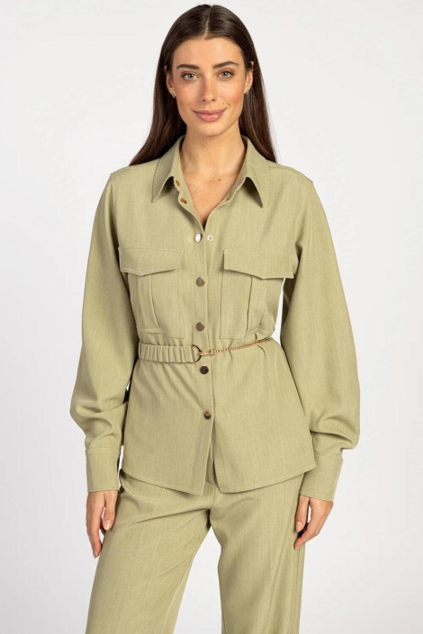 Aaiko groene dames blouse