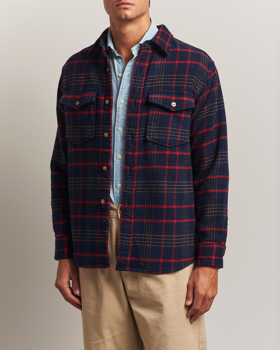 Pendleton Big Pocket Shirt Blue Check