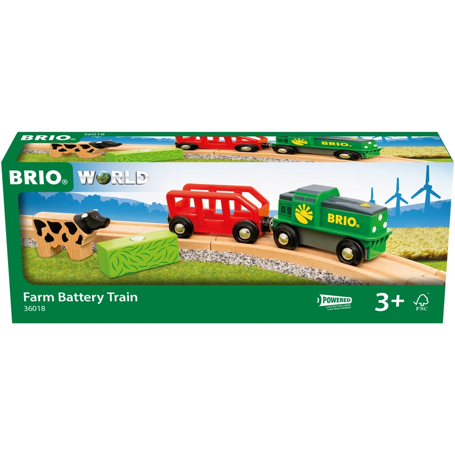 BRIO® Bauernhof-Batterie-Zug