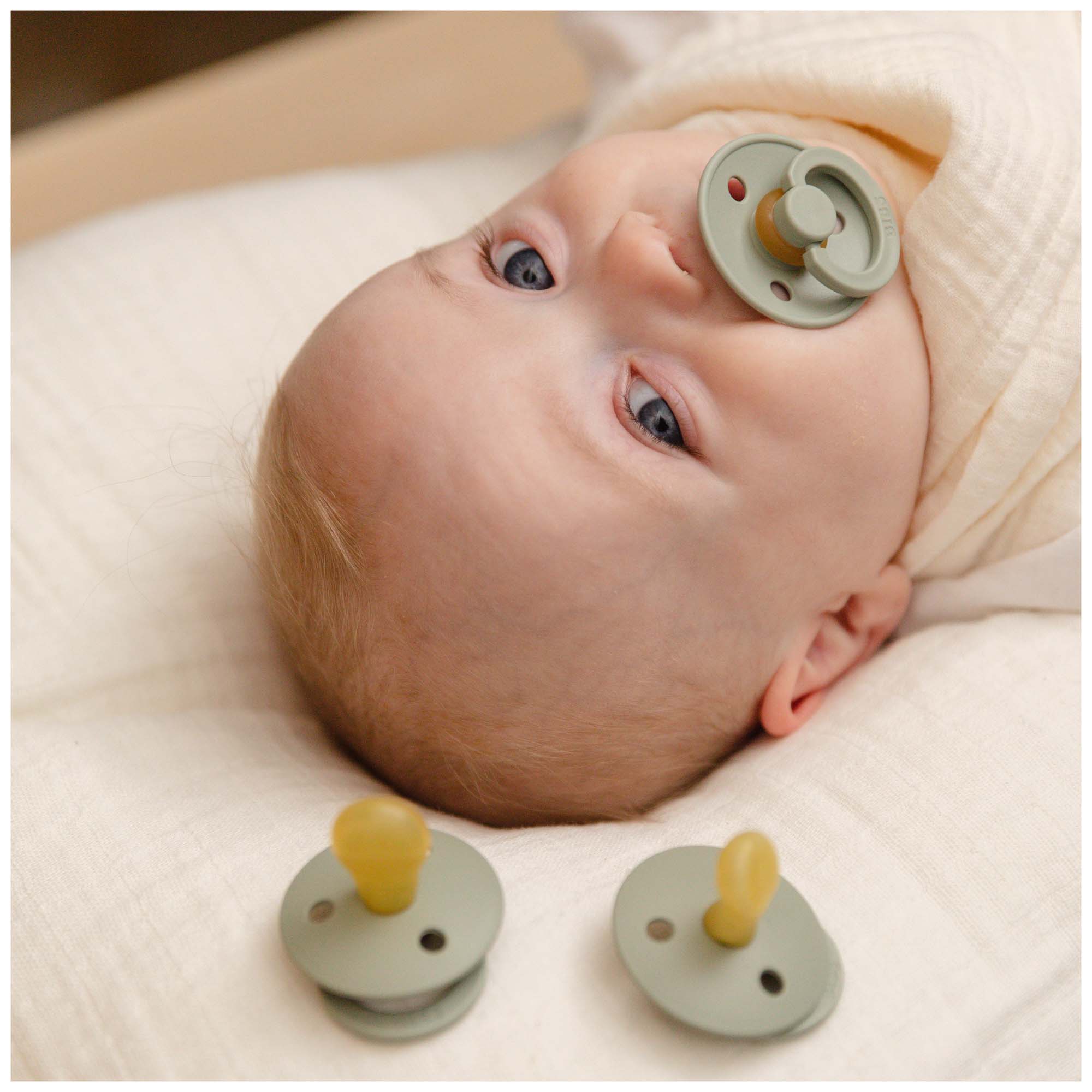 Bibs fopspeen Size 1 Try-it Collectie groen