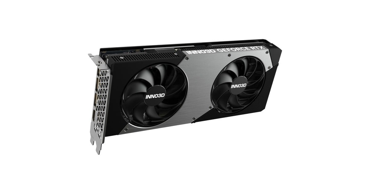 INNO3DGeForce RTX 5070 TWIN X2 OC grafische kaart  (Zwart, DLSS 4, 3x DisplayPort, 1x HDMI 2.1)