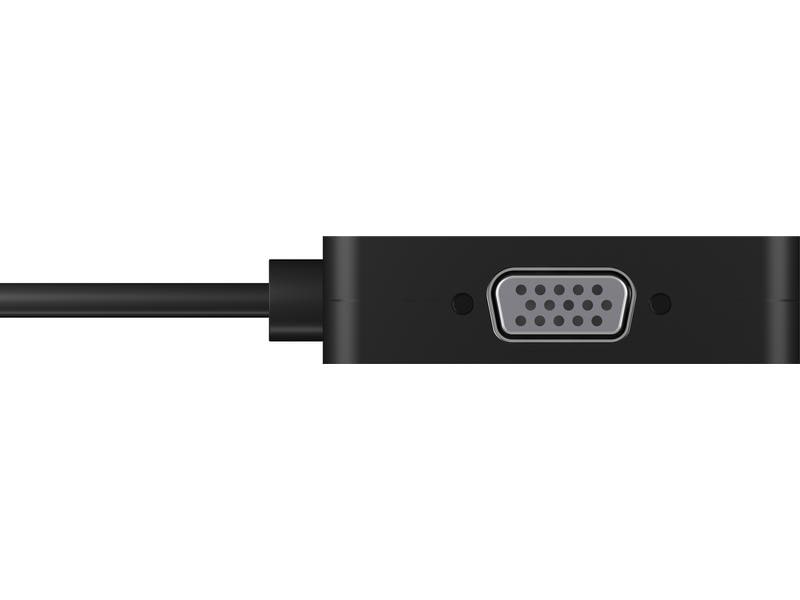 ICY BOX Adapter IB-DK1104-C USB Type-C - DisplayPort/DVI-D/ Vier in einem USB-C-Videoadapter