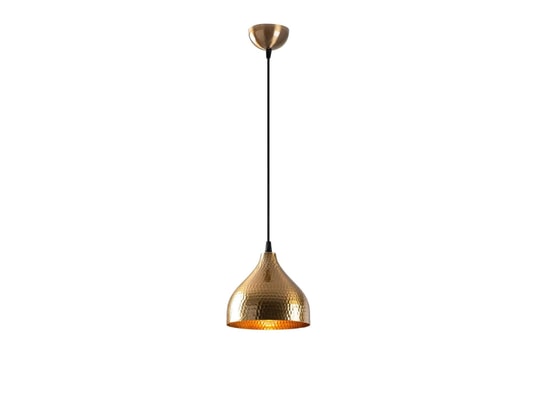 TOILINUX - Lampadaire salon Suspension en métal martelé doha - or