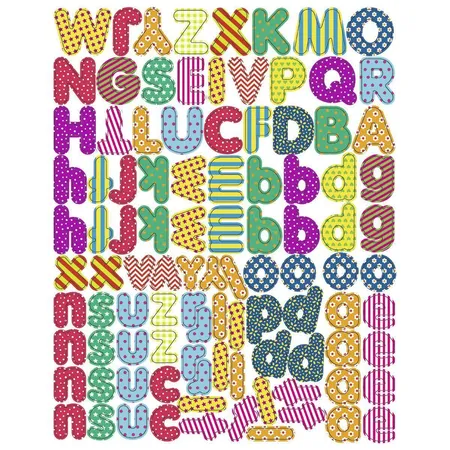 URSUS Magnet-Buchstaben in verschiedenen Designs, 100 Stück