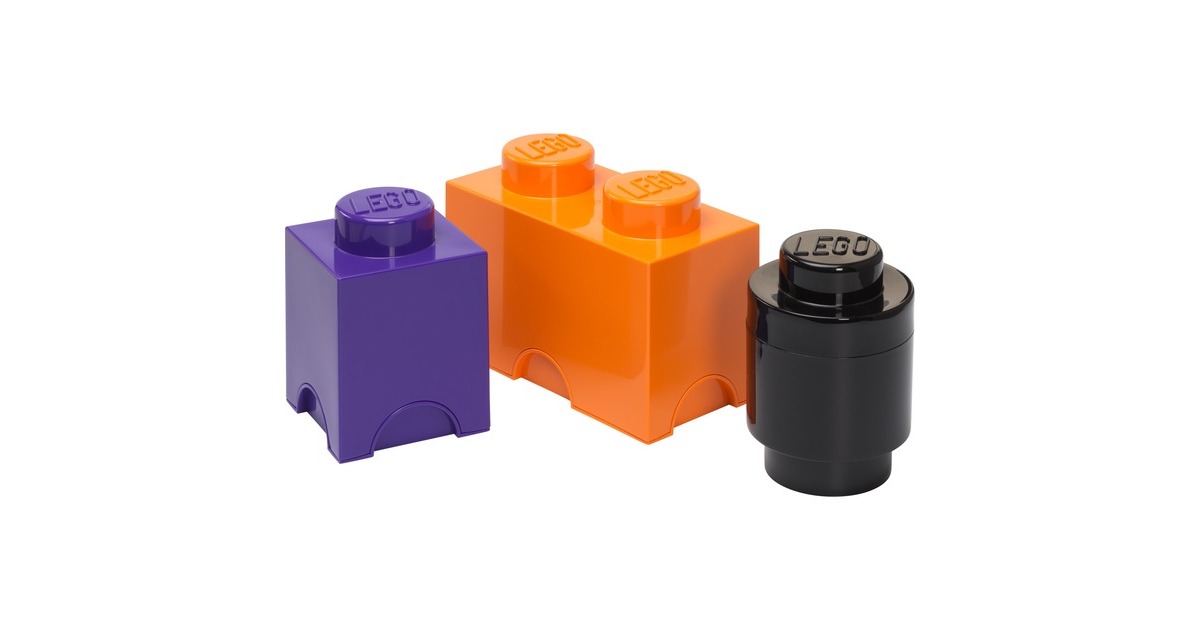 Room CopenhagenLEGO opslagblokjes Multi Pack 3 opbergdoos  (Oranje)