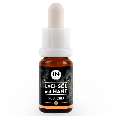 In-Fluence Futterzusatz Lachsöl mit Hanf 3% 10ml