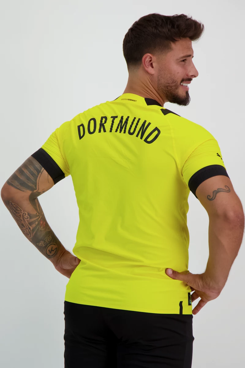 Puma Borussia Dortmund Home Authentic Herren Fussballtrikot 2223
