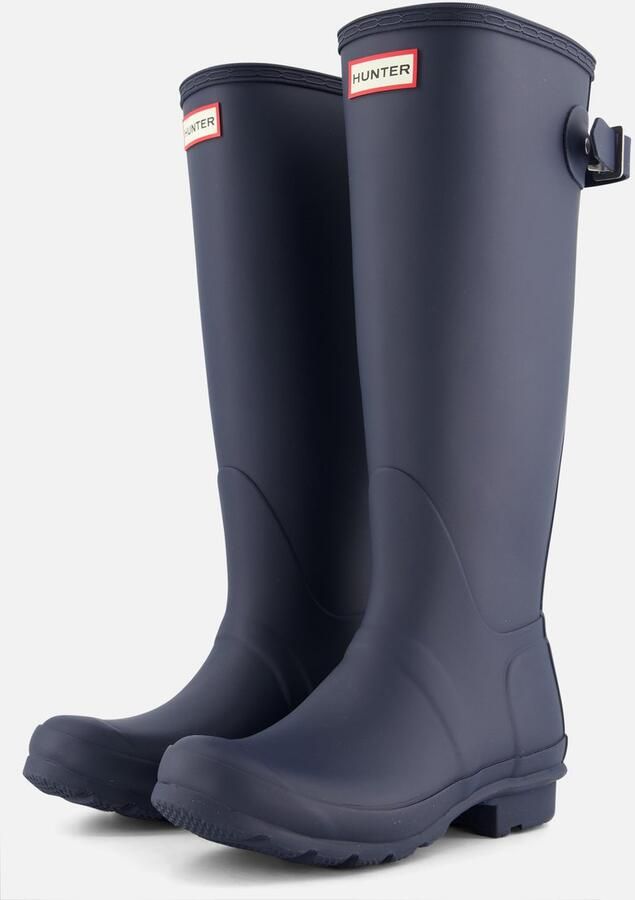 Hunter Boots Women's Original Tall Back Adjustable Boot Rubberlaarzen zwart