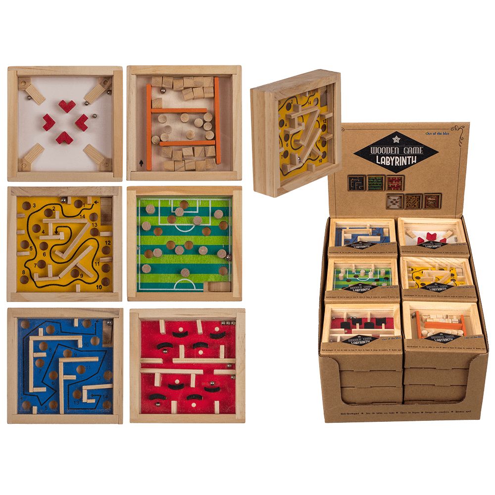 Out of the Blue Labyrinth Spiel Holz