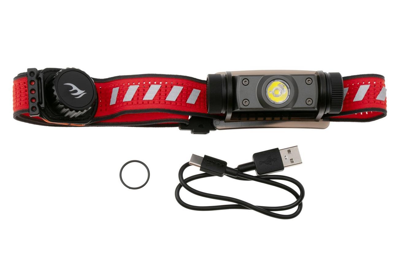 Fenix HM62-T Black, oplaadbare hoofdlamp, 1200 lumen