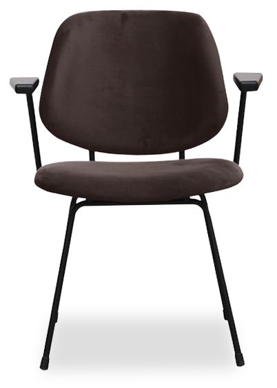 Eetkamerstoel Taupe ZM-88.009 Gastron B62 x D58 x H82 cm