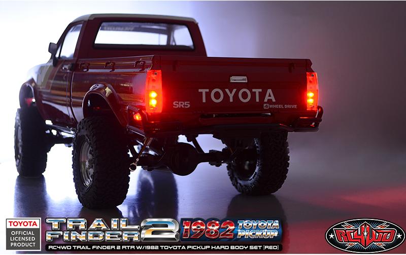 Scale Crawler Trail Finder 2 1982 Toyota, RTR, 1:10, Rot<br>1982 Toyota Pickup mit fester Karosserie