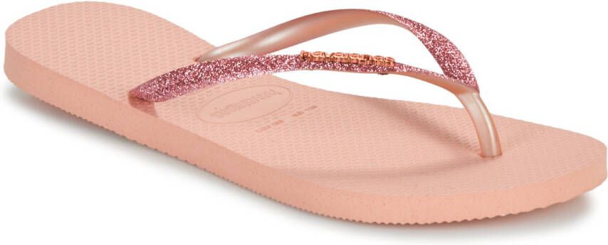 Havaianas Slim Glitter Flip Flops Dames Roze- Dames Roze