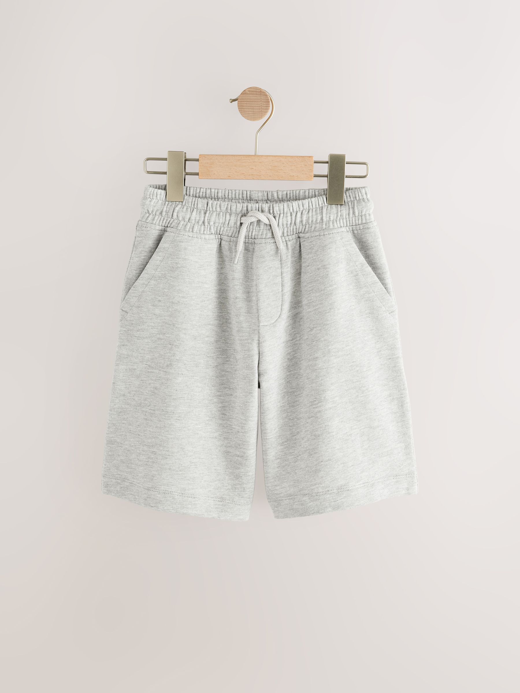 Grijs gemêleerd - Basic short (3-16jr)
