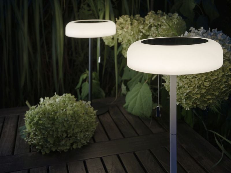 STT Tischleuchte Solar Comfort Lamp White Portable, multifunktionale Leuchte