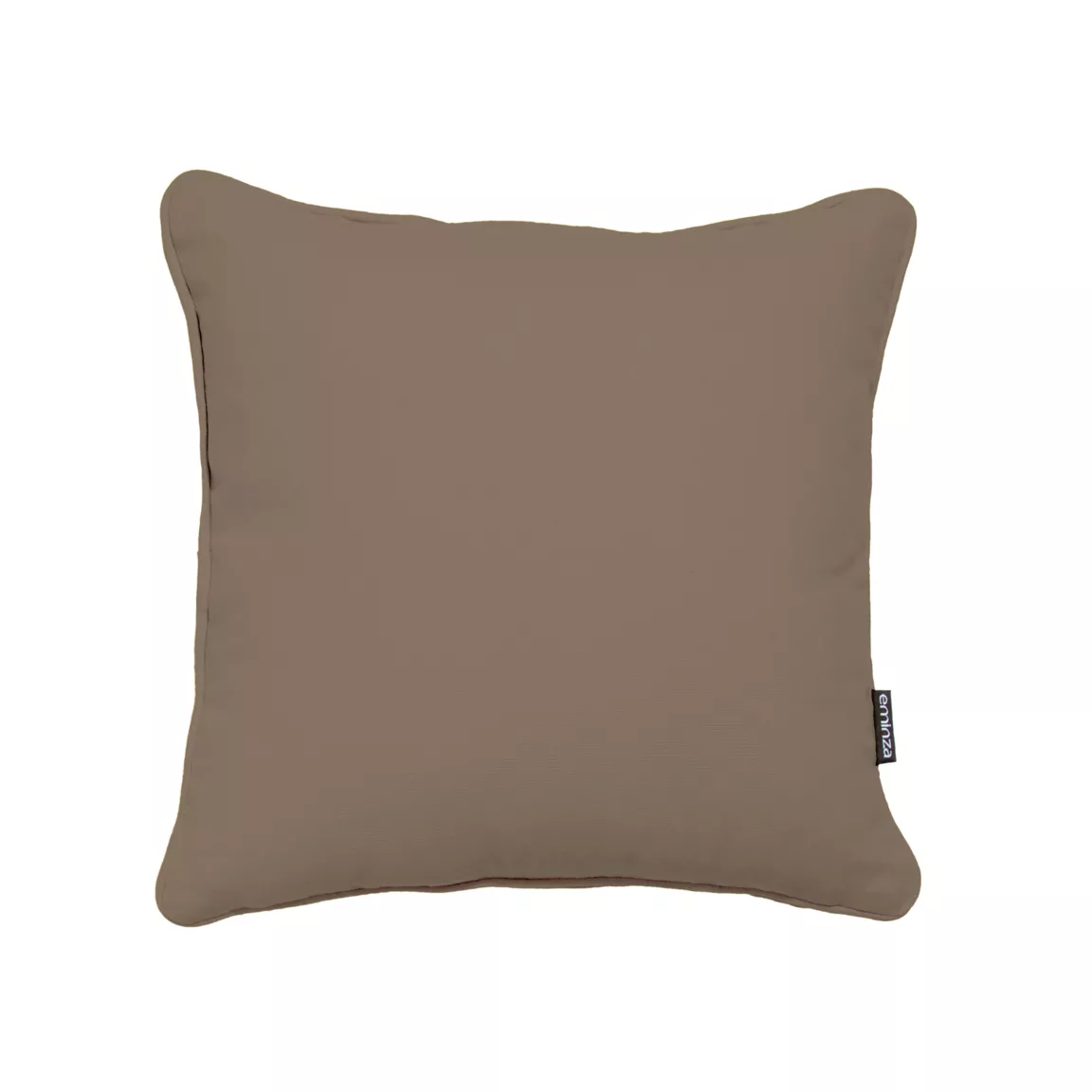 Coussin carré coton (40 x 40 cm) Pixel Taupe