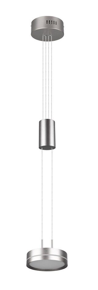 TRIO LED Pendelleuchte FRANKLIN 1-flg nickelfarbig