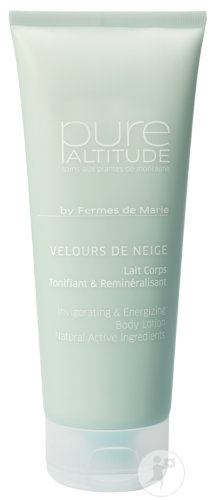 Pure Altitude Velours De Neige Lait Corps Tonifiant Et Reminéralisant Tube 200ml