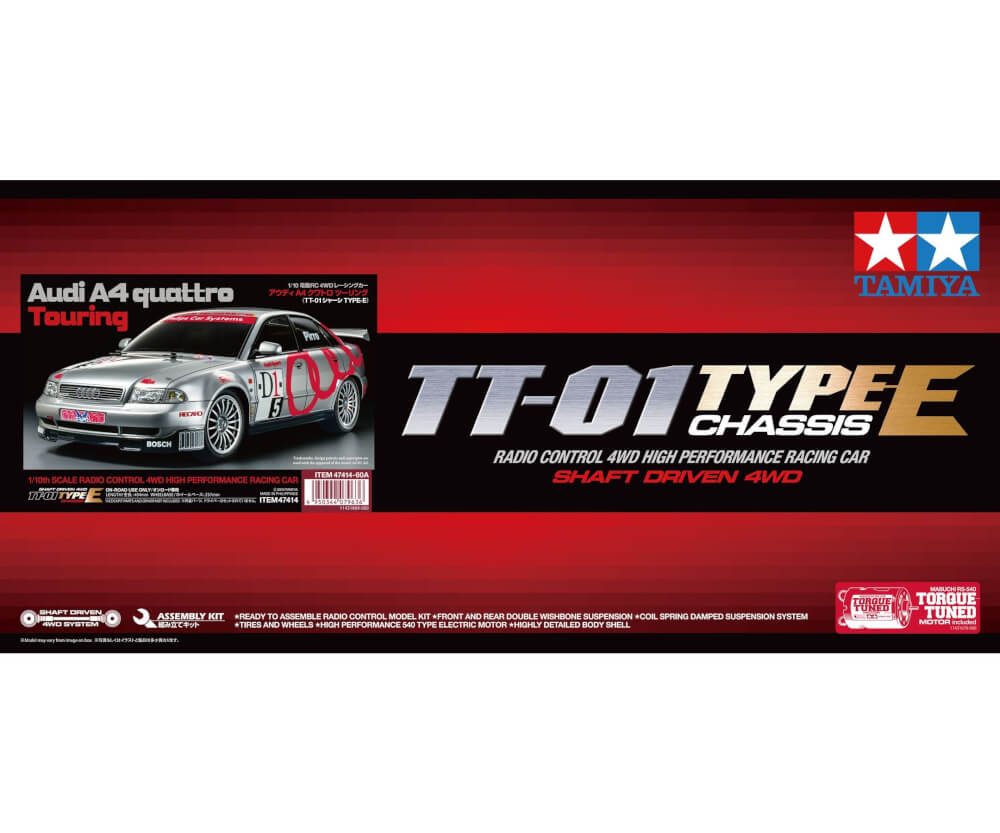 TAMIYA 1:10 RC Audi A4 Quattro Touring TT-01E