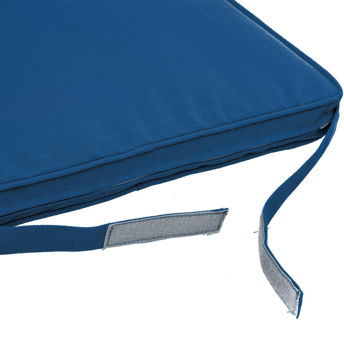 GALETTE CHAISE SCRATCH KORAI 40X40CM INDIGO