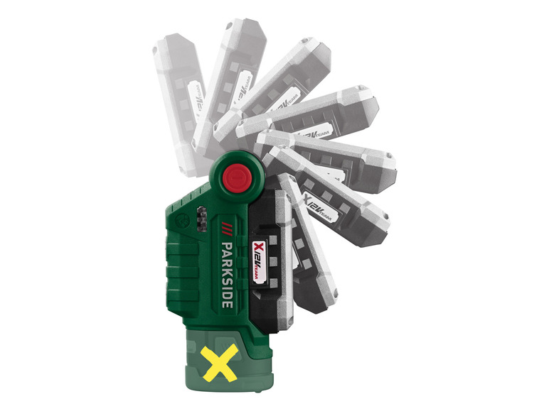 Accu-LED-werklamp 12 V zonder accu en lader