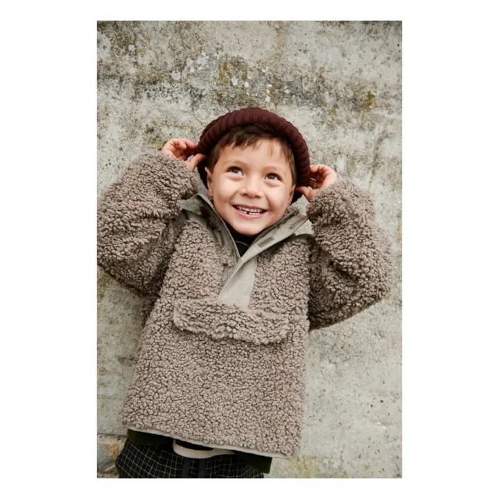 Wheat Anorak Sherpa Matières Recyclées Ruko | Beige