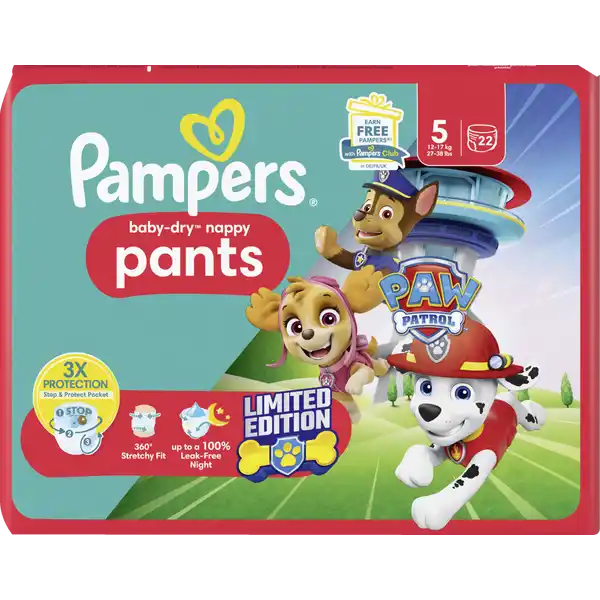 baby-dry pants Gr.5 (12-17kg) Paw Patrol