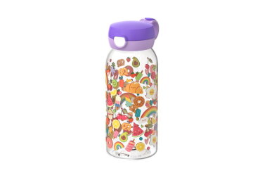 Campus drinkfles met flipdop 600 ml - Food Fest