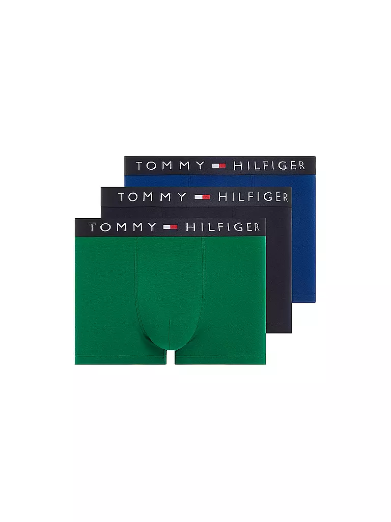 TOMMY HILFIGER Pants 3er Pkg. blau  dunkelgrün