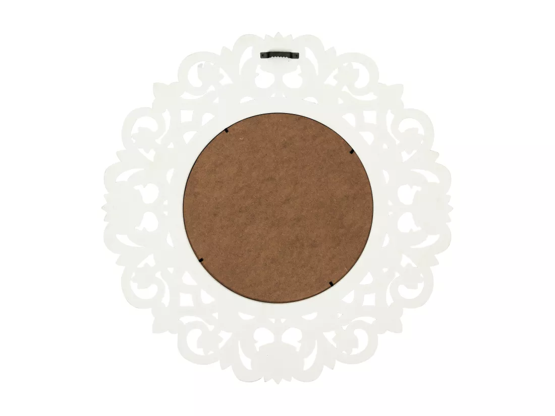 Miroir Mural en Bois Sculpté 