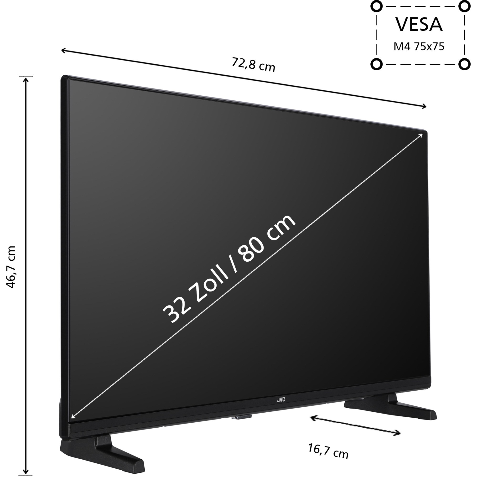 JVC LED-Fernseher LT-32VF5356