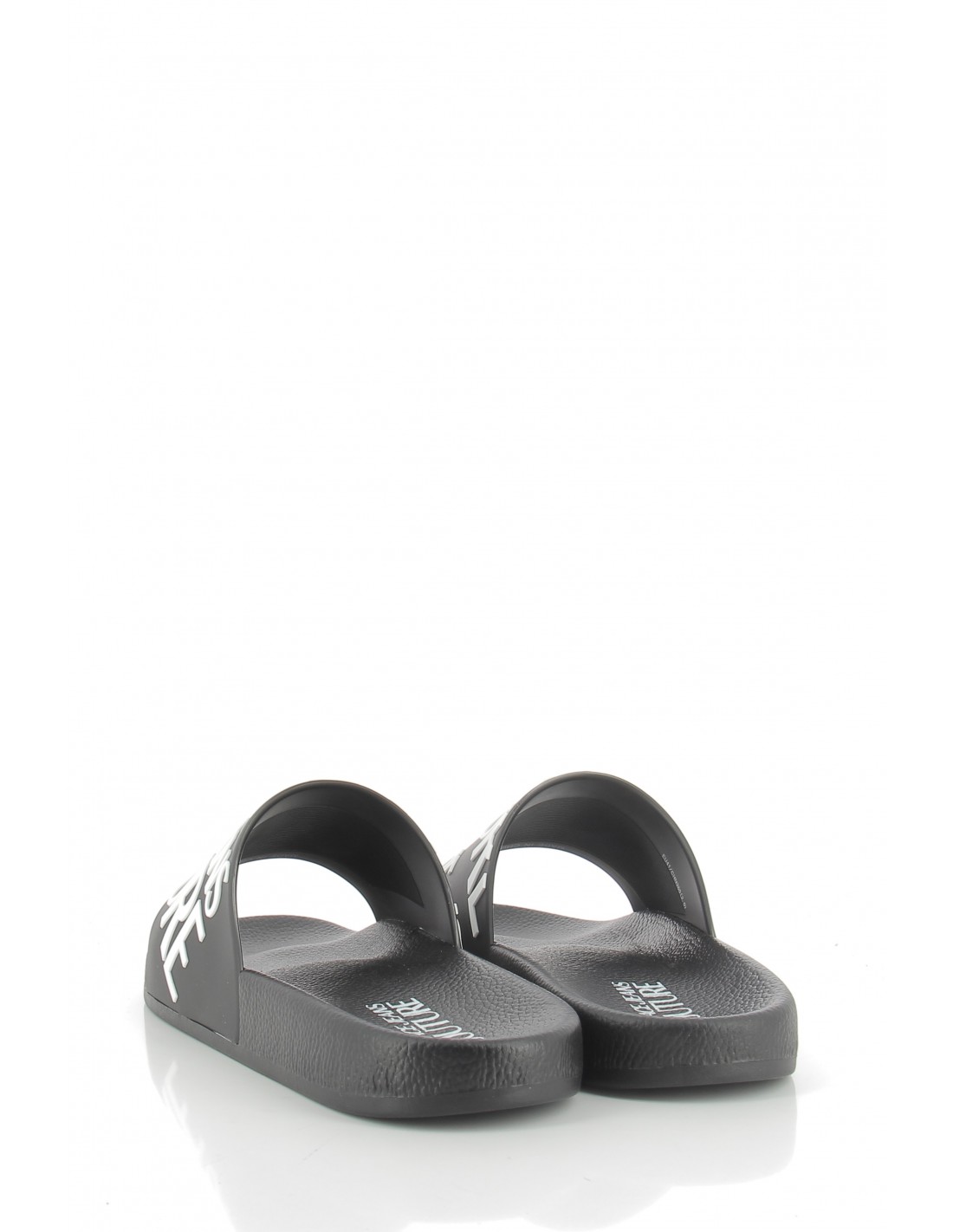 versace Claquettes homme slide noir/blanc