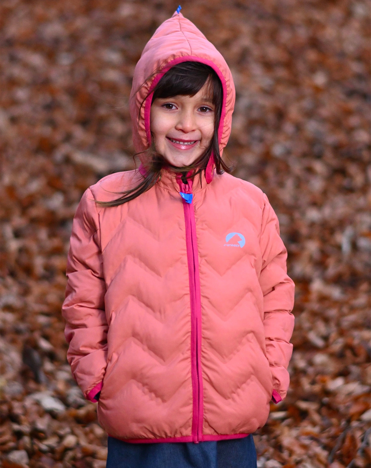 Steppjacke VANUKAS AIR mit Zipfelkapuze in terracotta/berry