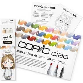 Marqueur ciao 'LAYER & MIX Manga Starter Set', Mellow