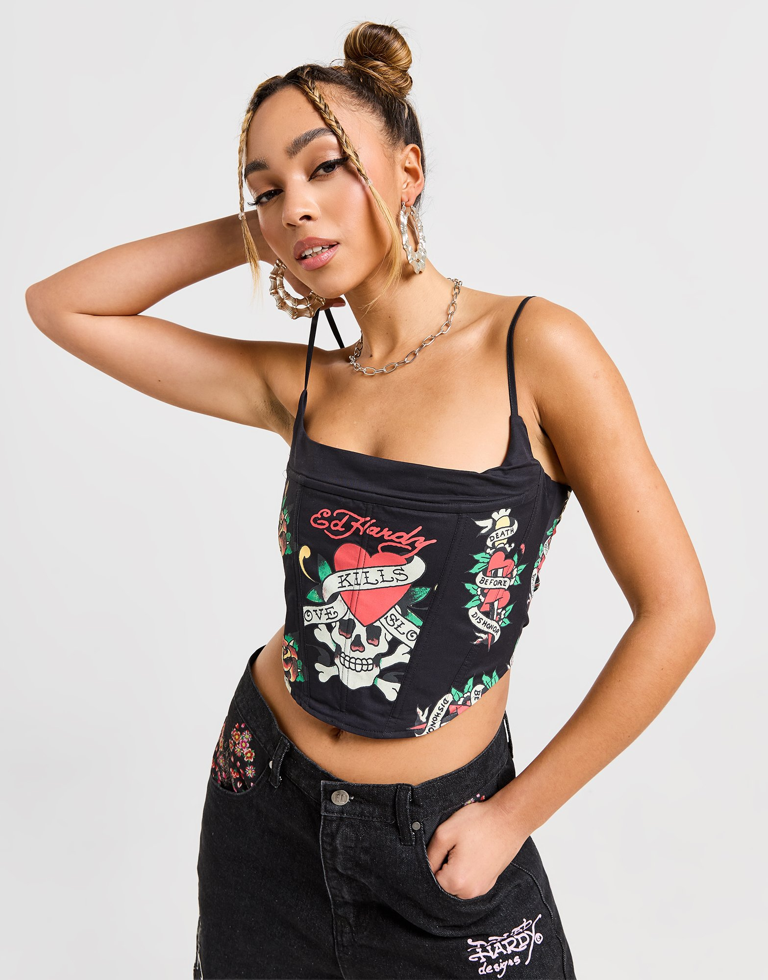 Ed Hardy Corset Love Femme