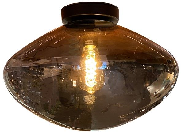 Plafondlamp 1-lichts Gerookt Saar ⌀40  x H30 cm