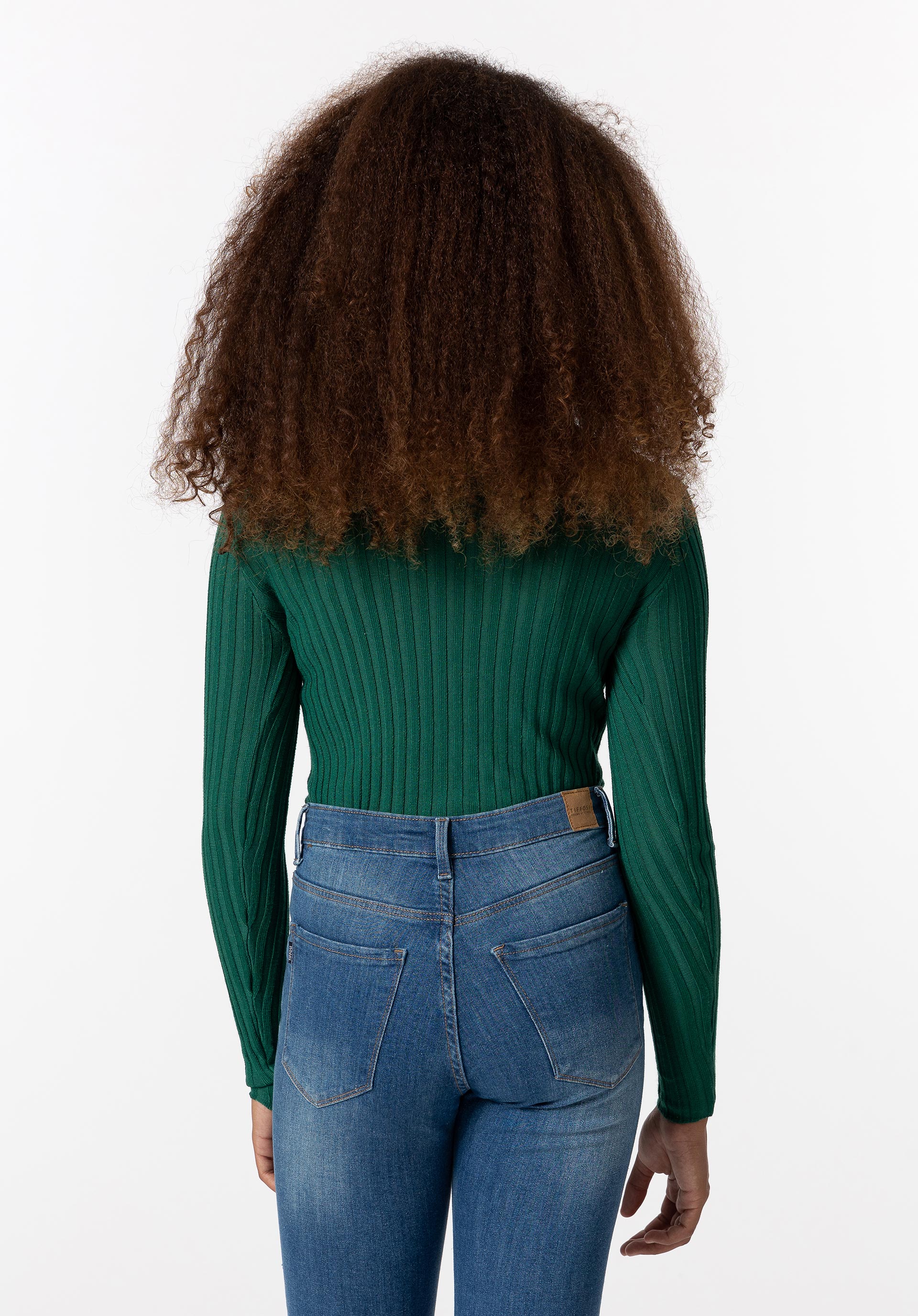 Camisola de Malha Canelada