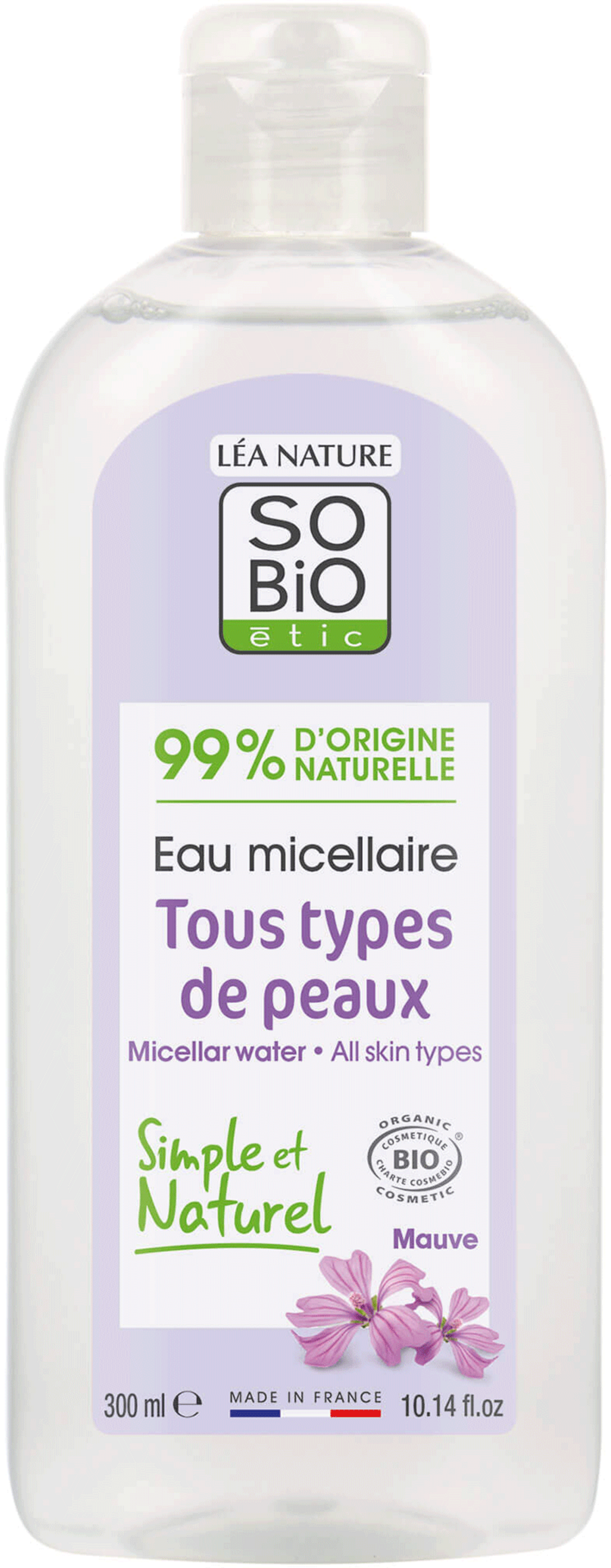 LÉA NATURE SO BiO étic  Mizellenwasser Bio-Malve, 300 ml